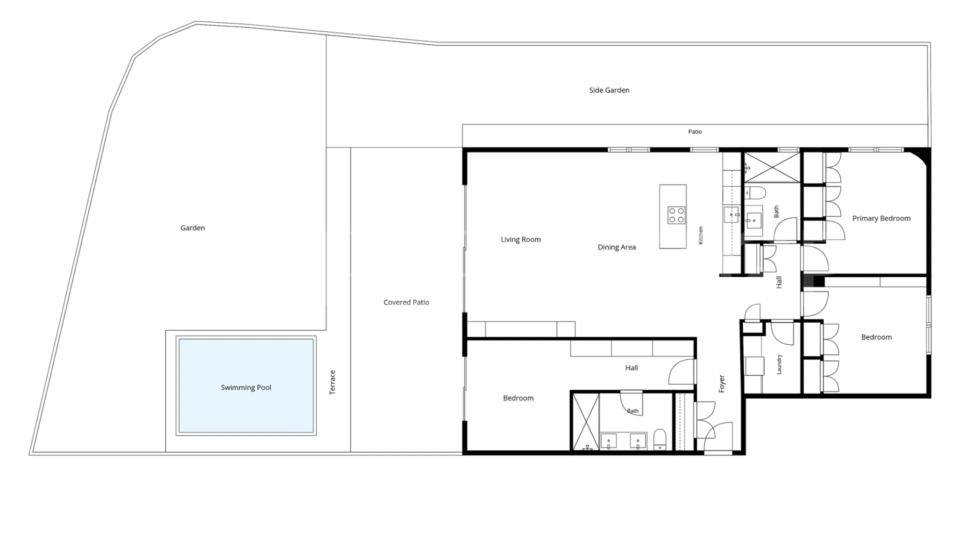 Buy Selwo ground floor apartment with 3 bedrooms