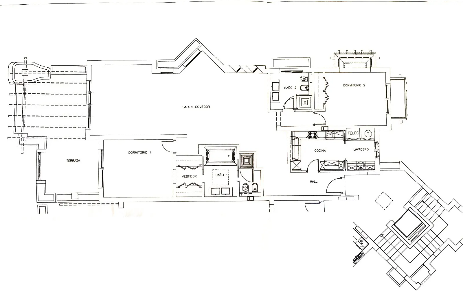 Penthouse for sale in Mansion Club with 2 bedrooms