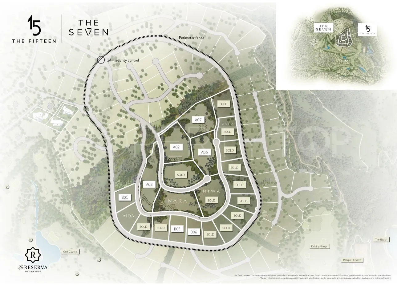 Villa en venta de 8 dormitorios en The Seven