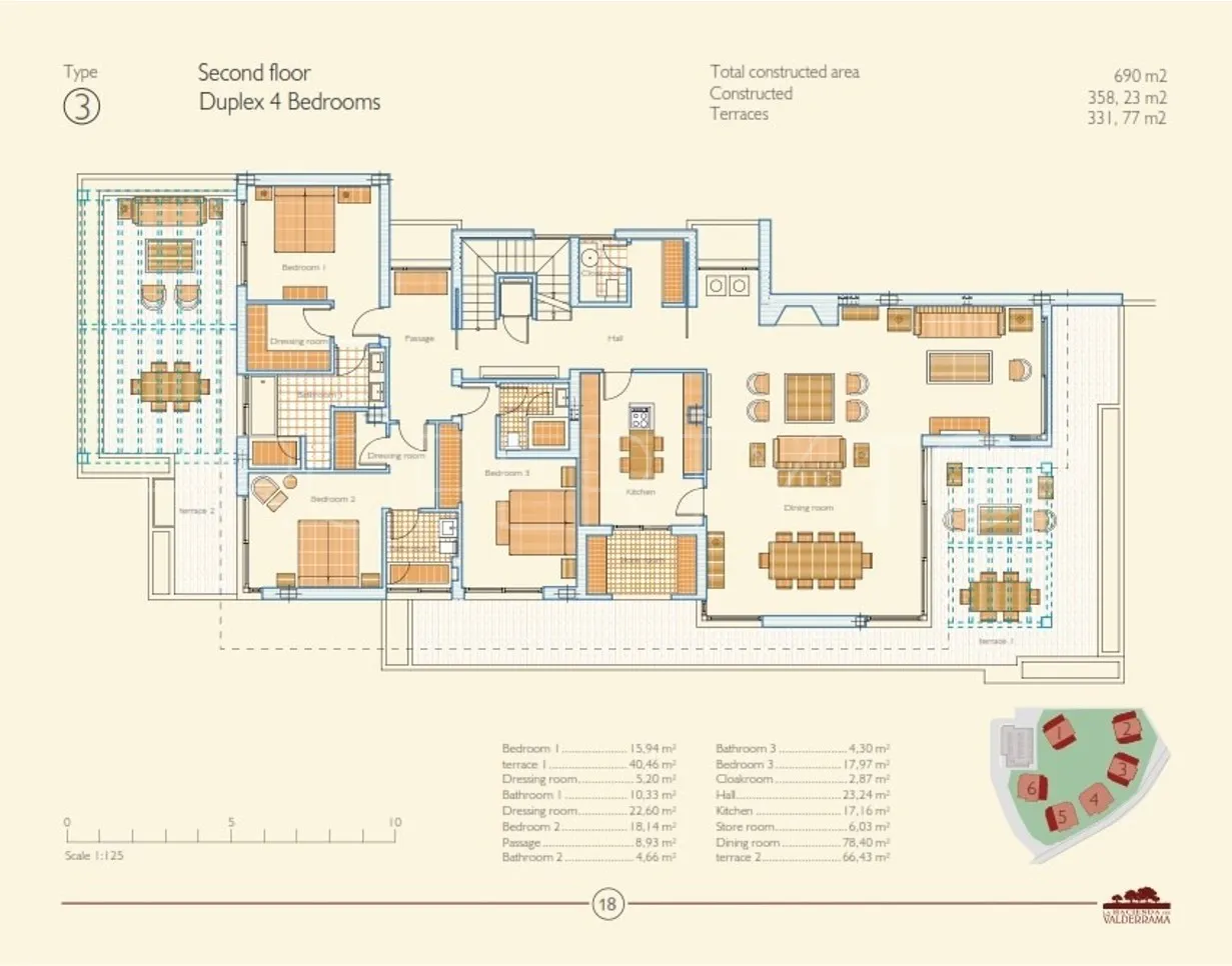 Duplex en venta de 4 dormitorios en Hacienda de Valderrama