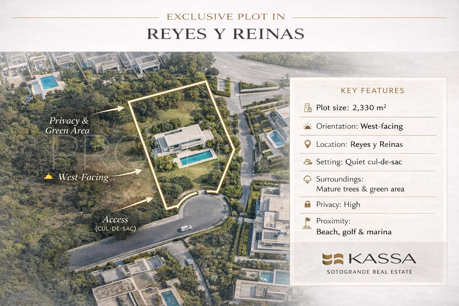 Comprar parcela en Reyes y Reinas