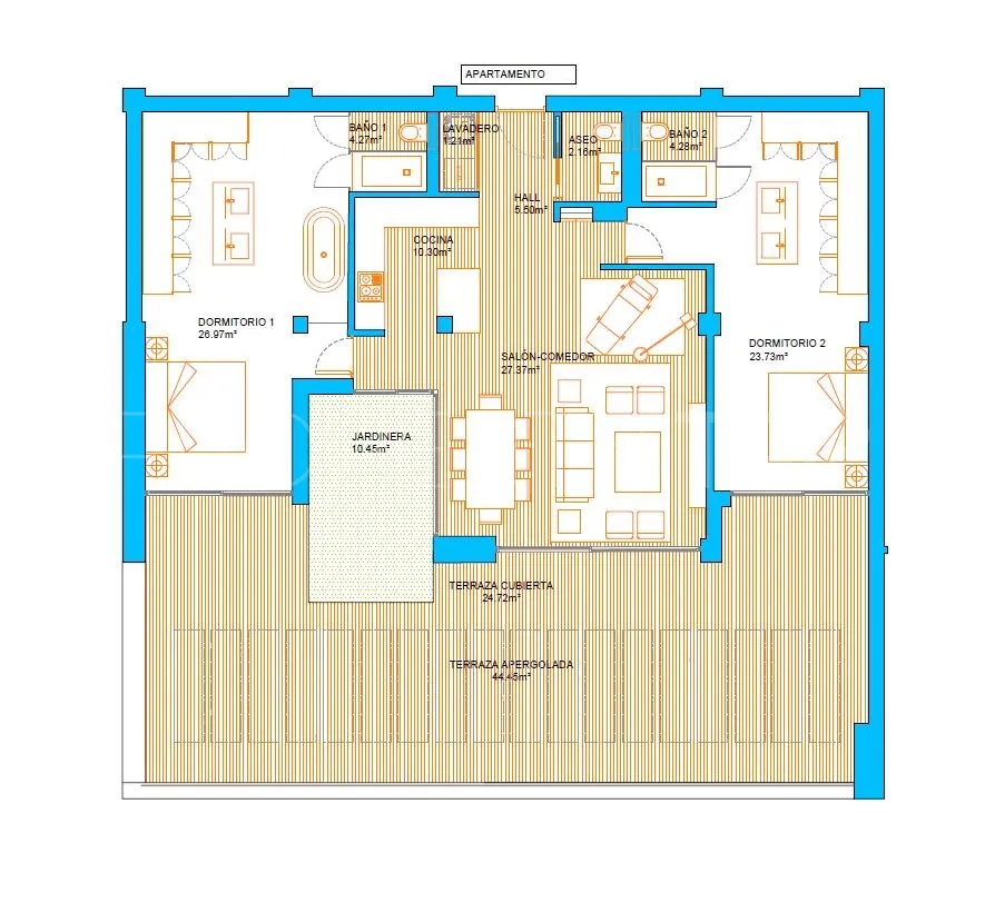 For sale Alcazaba Lagoon apartment with 2 bedrooms