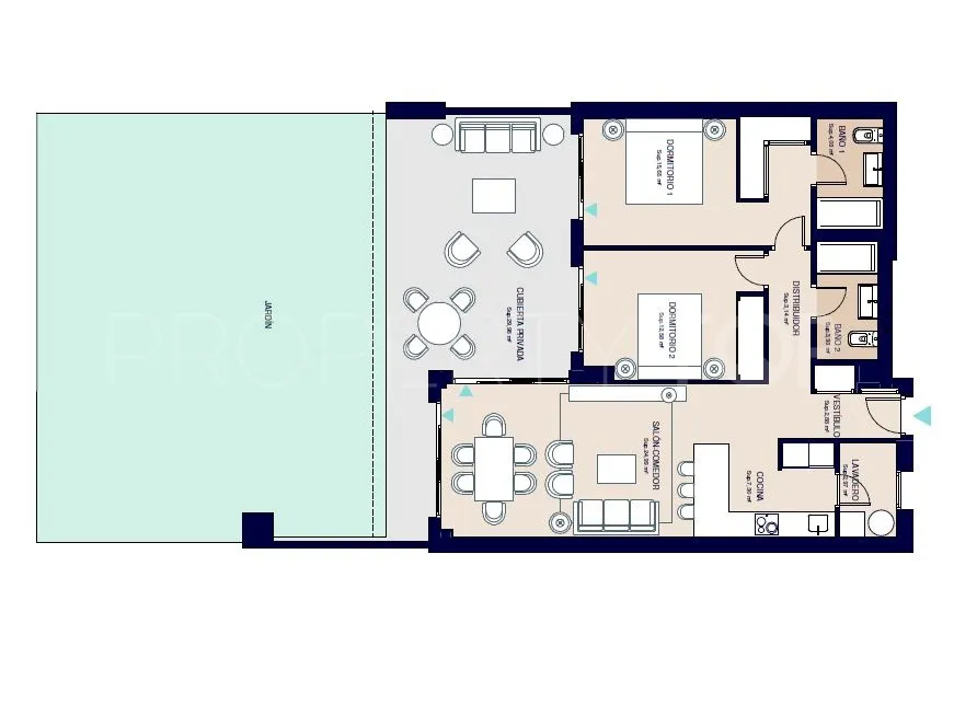 Comprar apartamento en La Resina Golf con 2 dormitorios