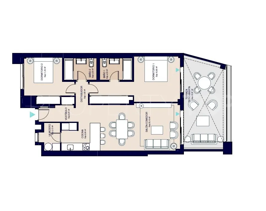Comprar apartamento en La Resina Golf con 2 dormitorios