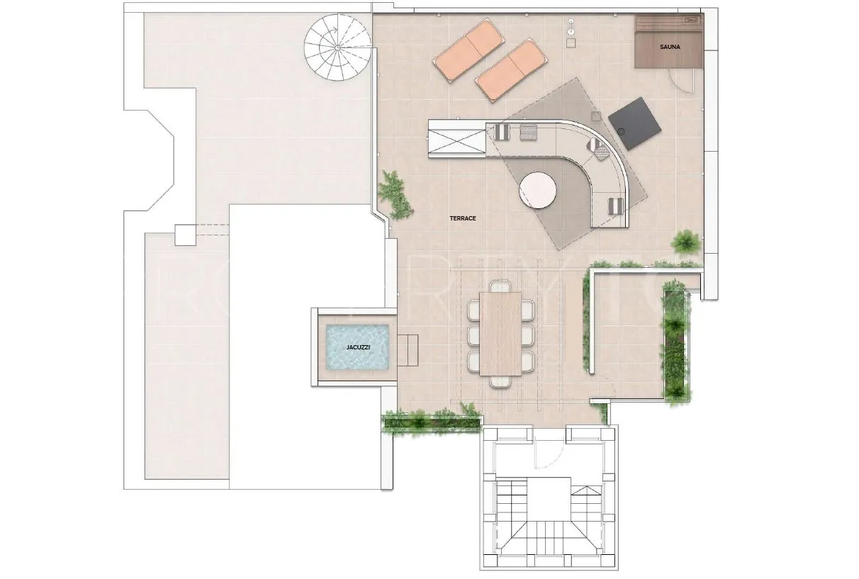 For sale 3 bedrooms penthouse in Beach Side New Golden Mile