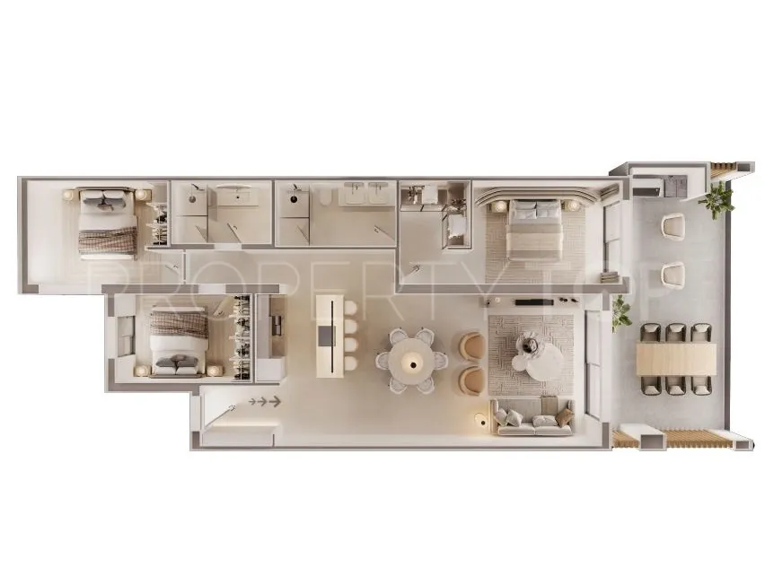 Apartamento en venta en New Golden Mile de 3 dormitorios