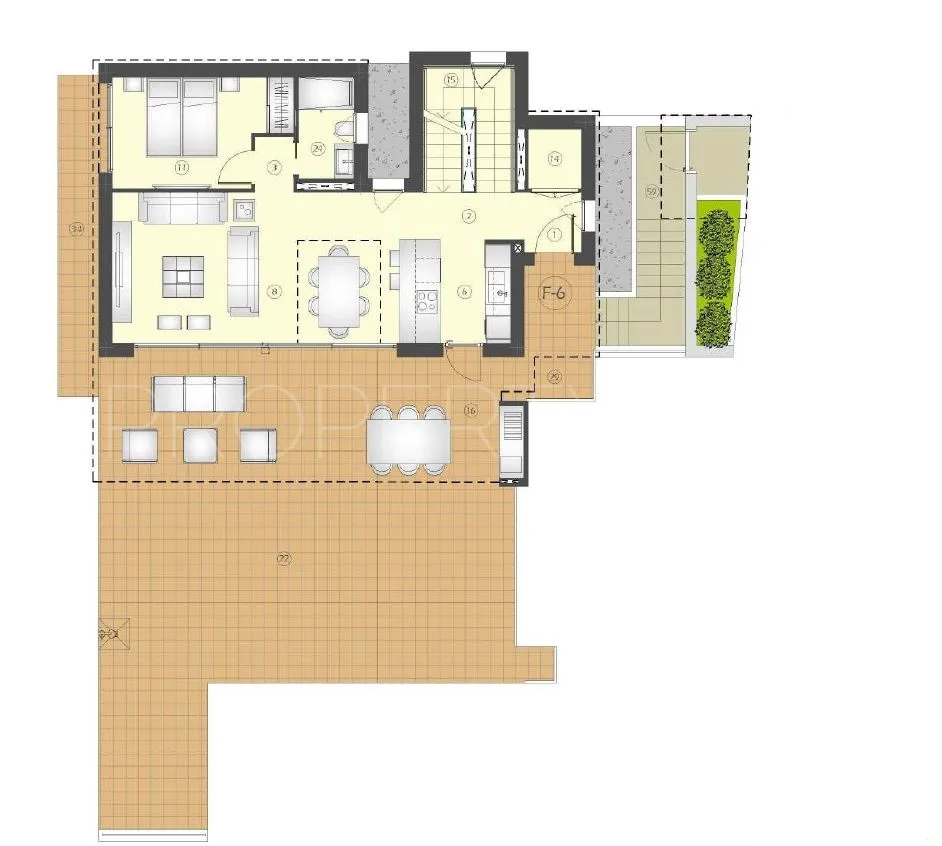 Chalet for sale in New Golden Mile with 3 bedrooms