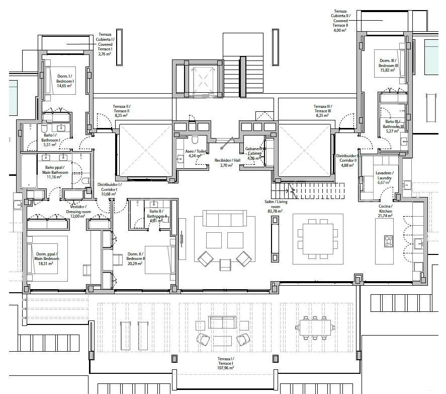 Buy apartment in Marbella Golden Mile with 4 bedrooms