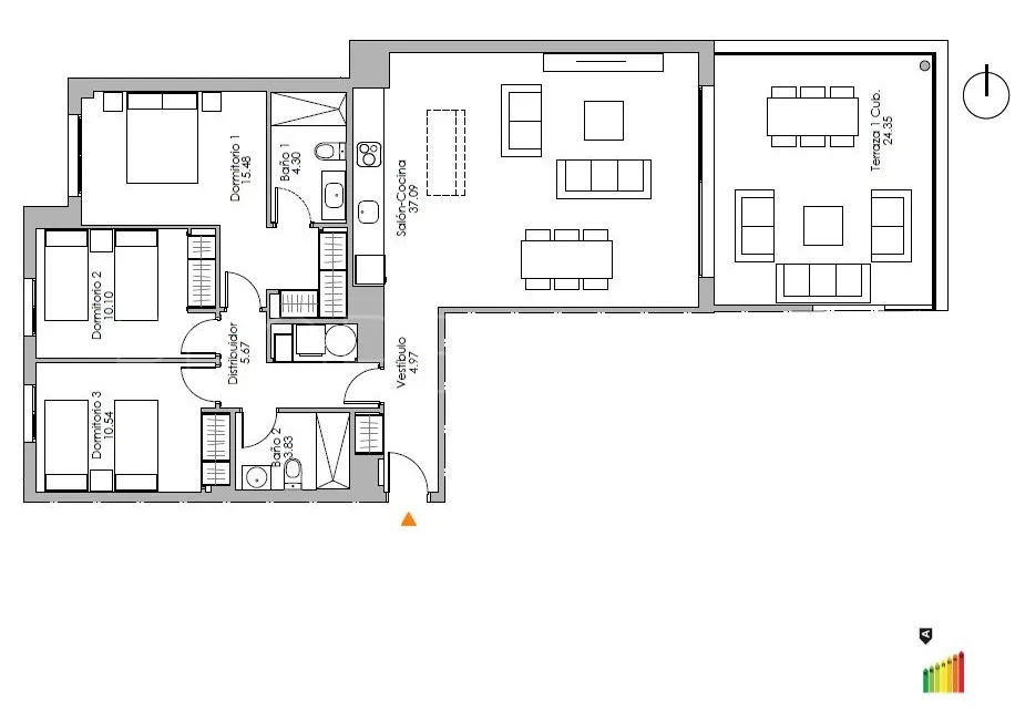 Apartamento en venta en La Resina Golf