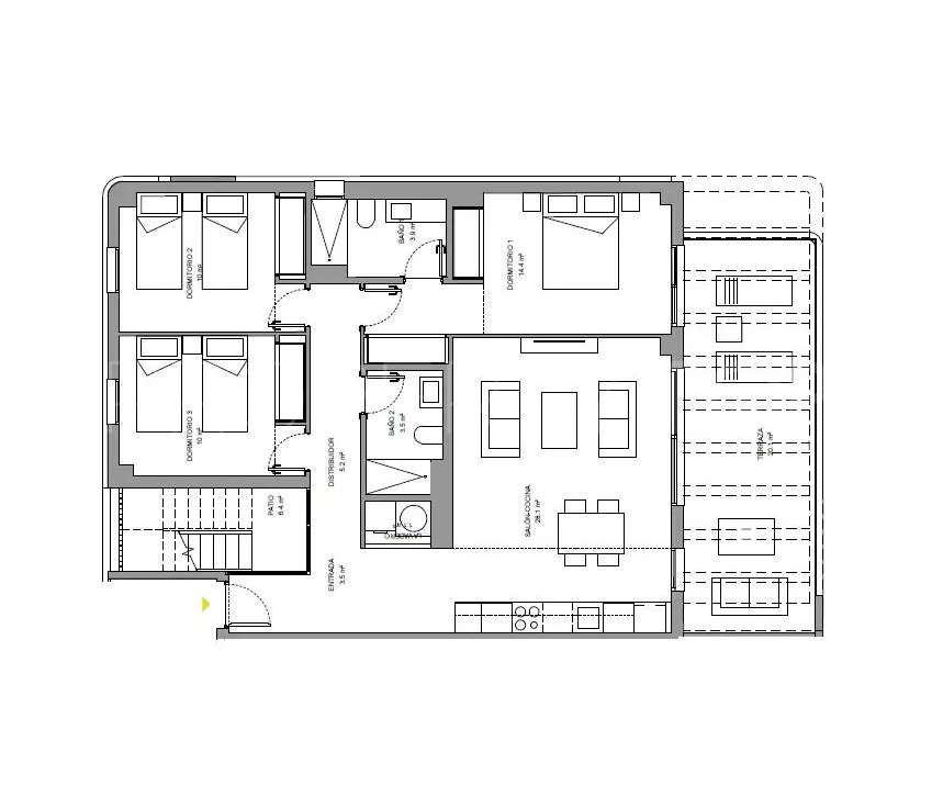 Calanova Golf 3 bedrooms apartment for sale