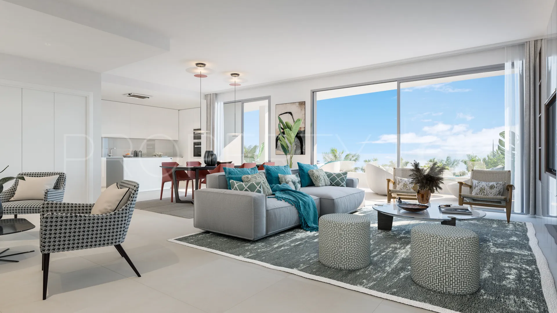 Se vende apartamento de 2 dormitorios en Guadalmina Alta
