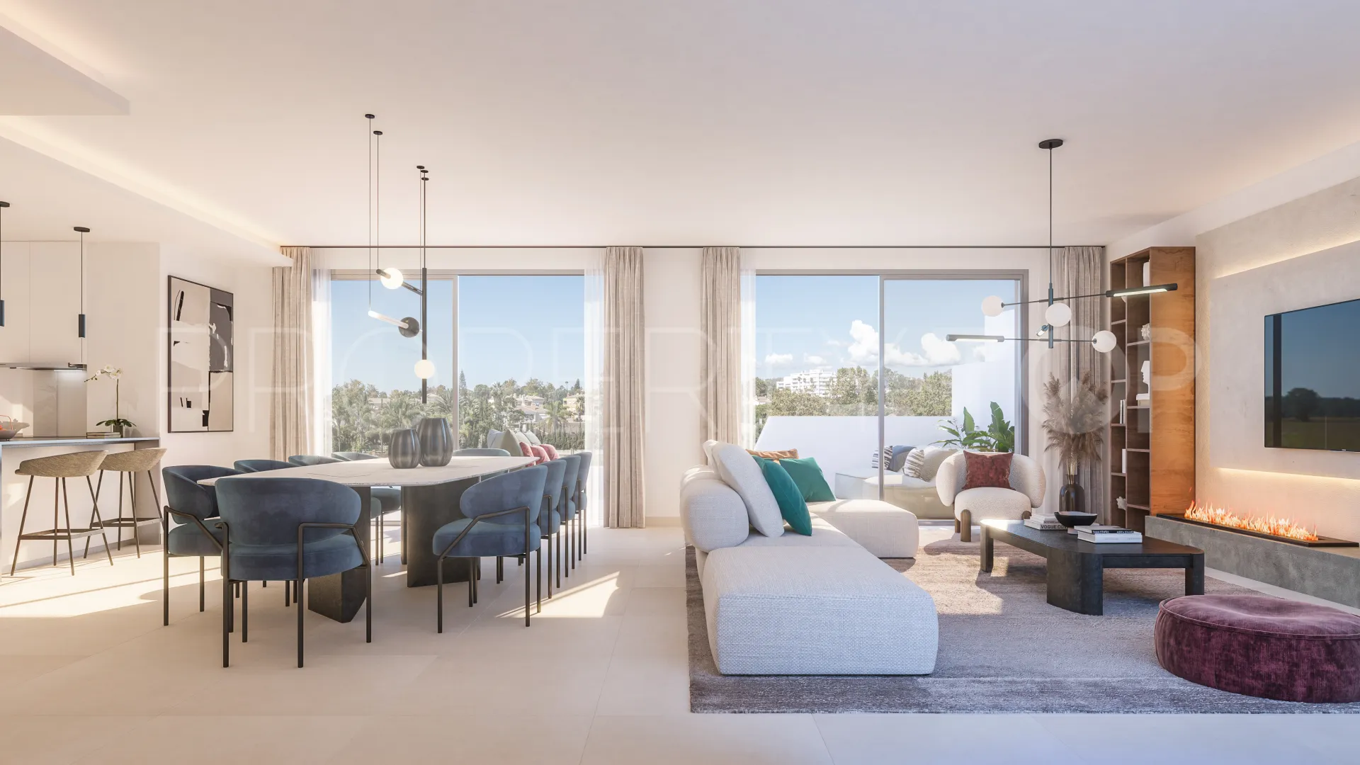 Se vende apartamento de 2 dormitorios en Guadalmina Alta