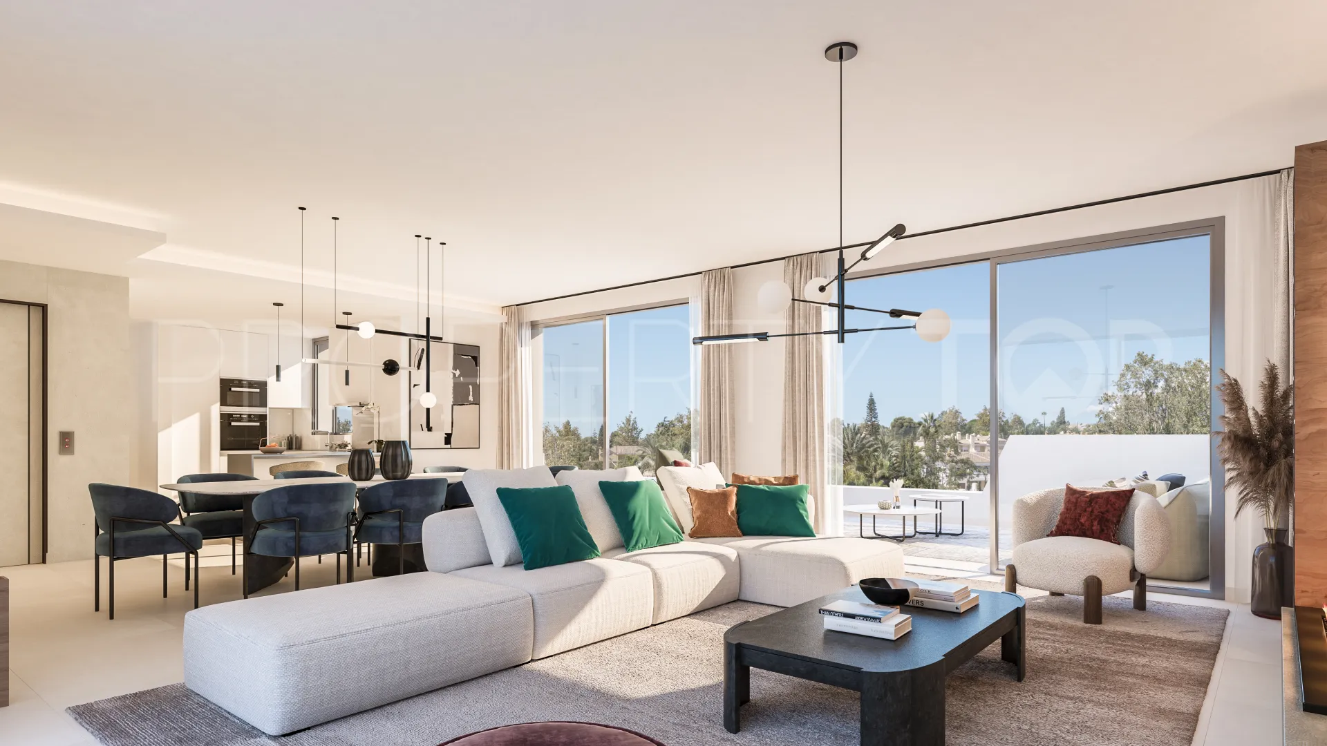 Se vende apartamento de 2 dormitorios en Guadalmina Alta