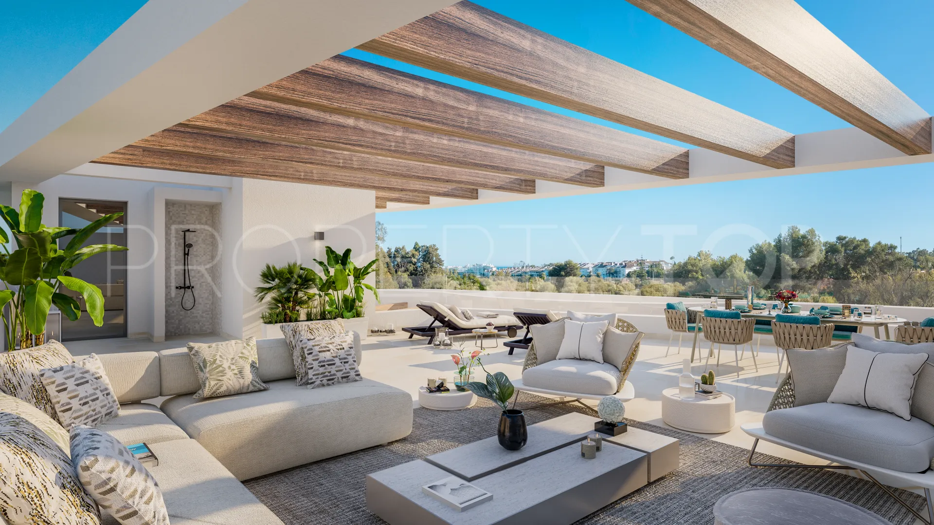 Se vende apartamento de 2 dormitorios en Guadalmina Alta
