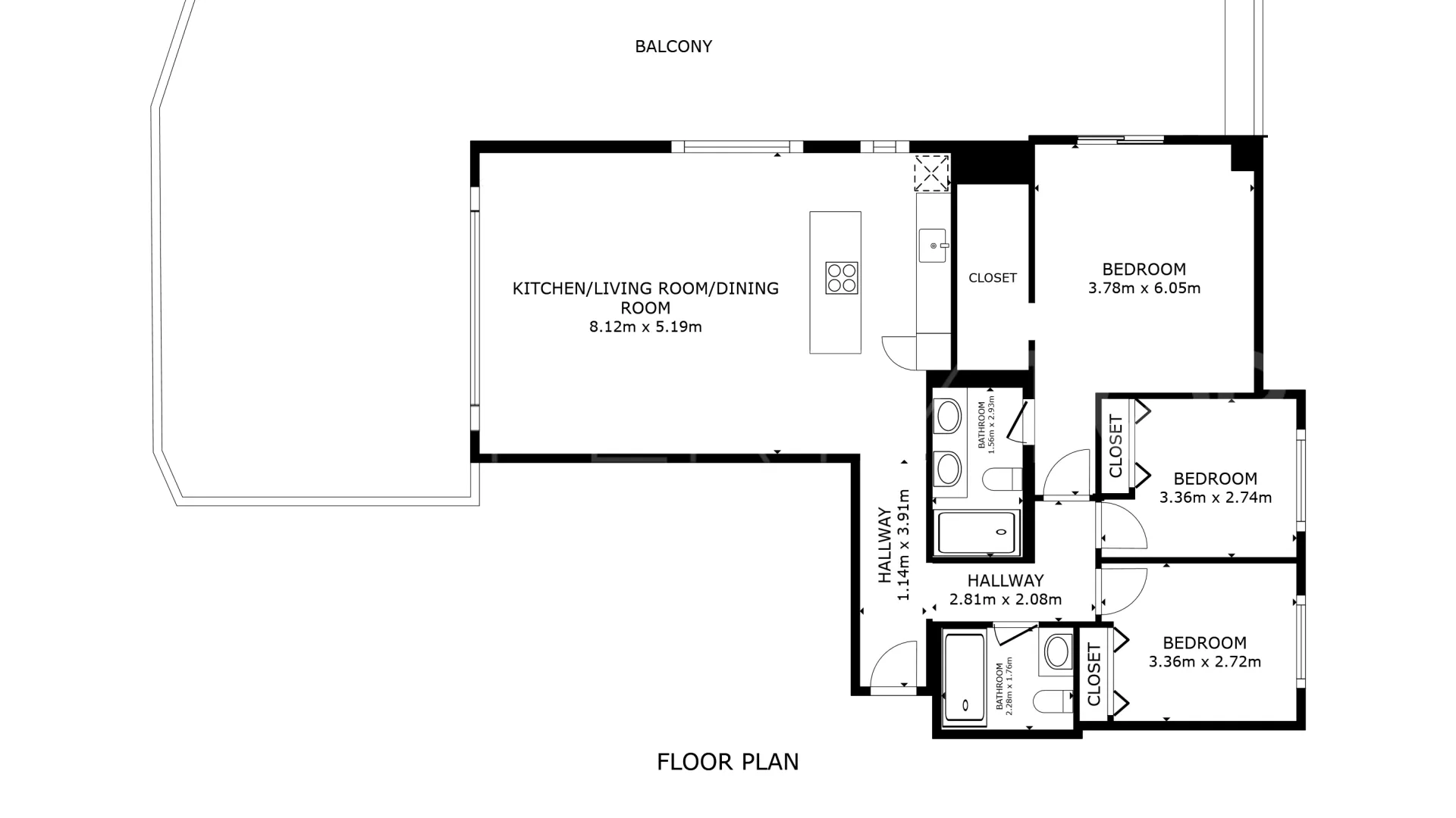 For sale El Higueron apartment with 3 bedrooms