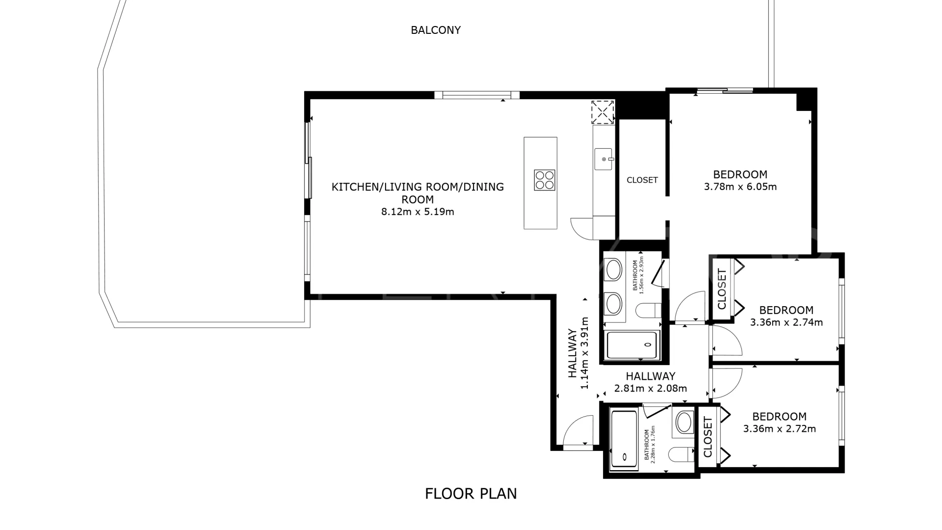 For sale El Higueron apartment with 3 bedrooms