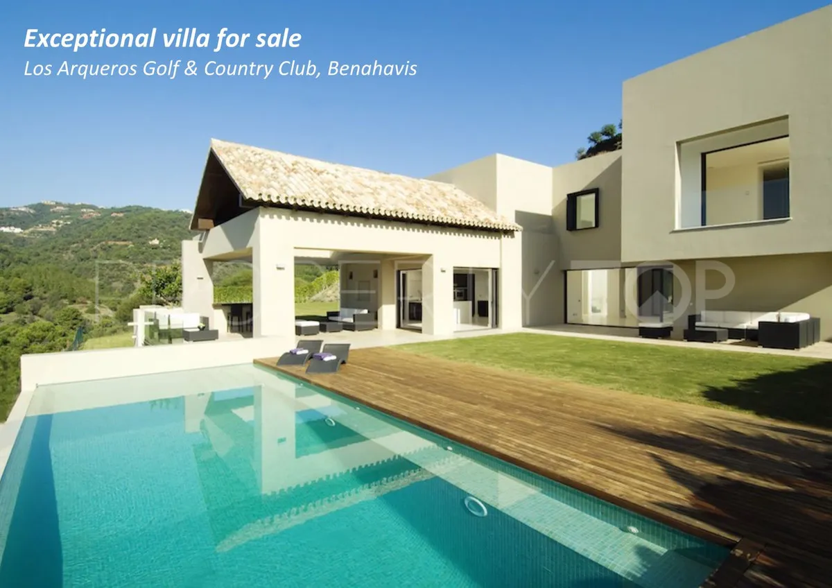 Los Arqueros, villa a la venta