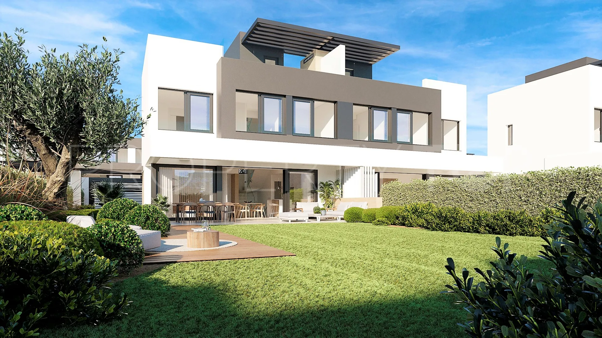 Villa pareada en venta de 3 dormitorios en Estepona
