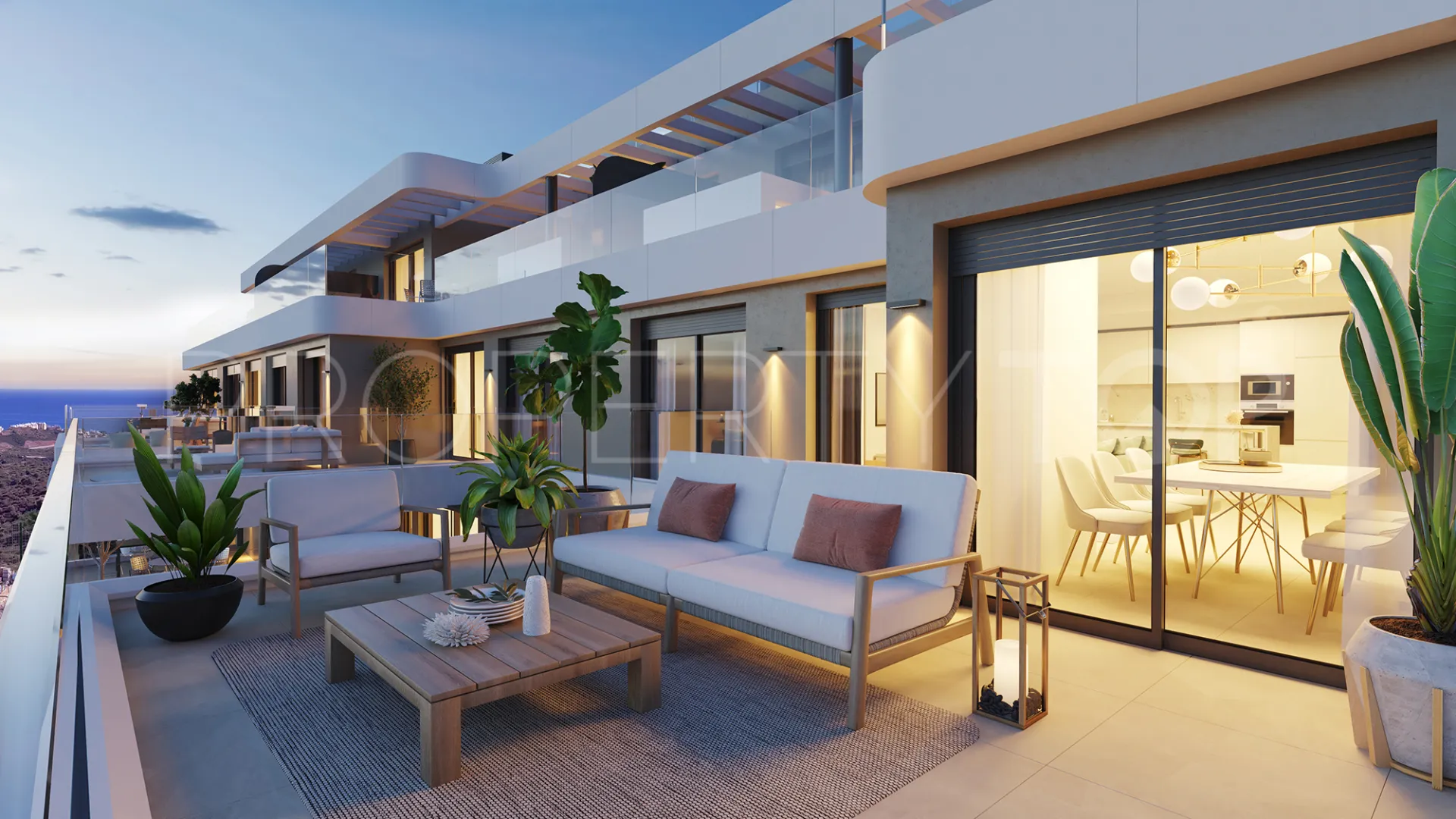 Apartamento en venta con 3 dormitorios en Mijas Costa