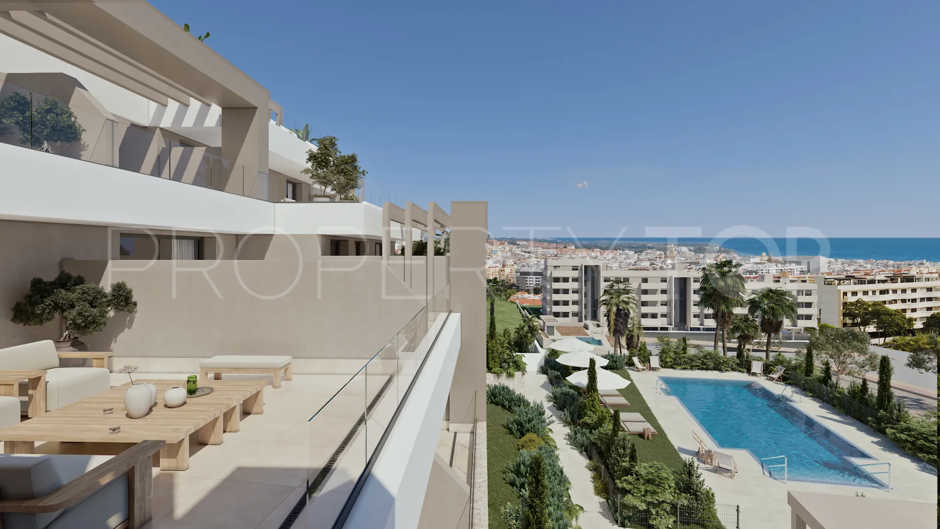 Estepona, apartamento planta baja a la venta de 2 dormitorios