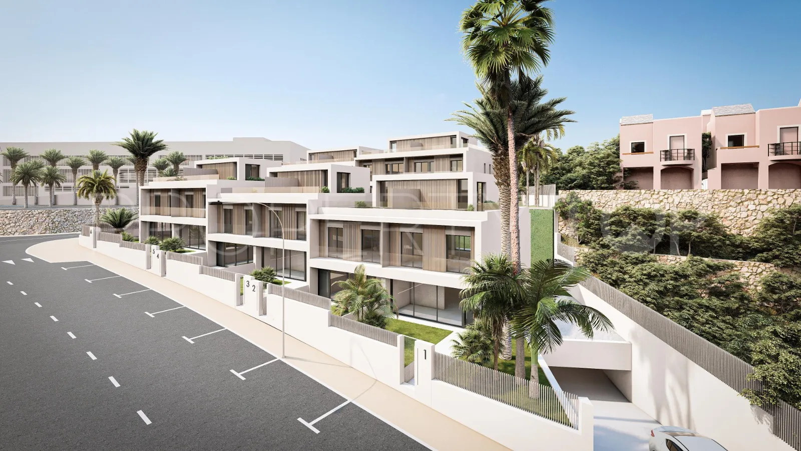 Estepona semi detached villa for sale