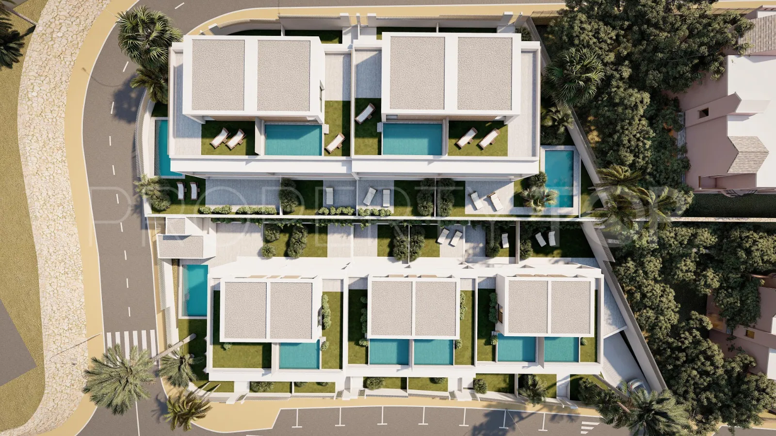 Estepona semi detached villa for sale