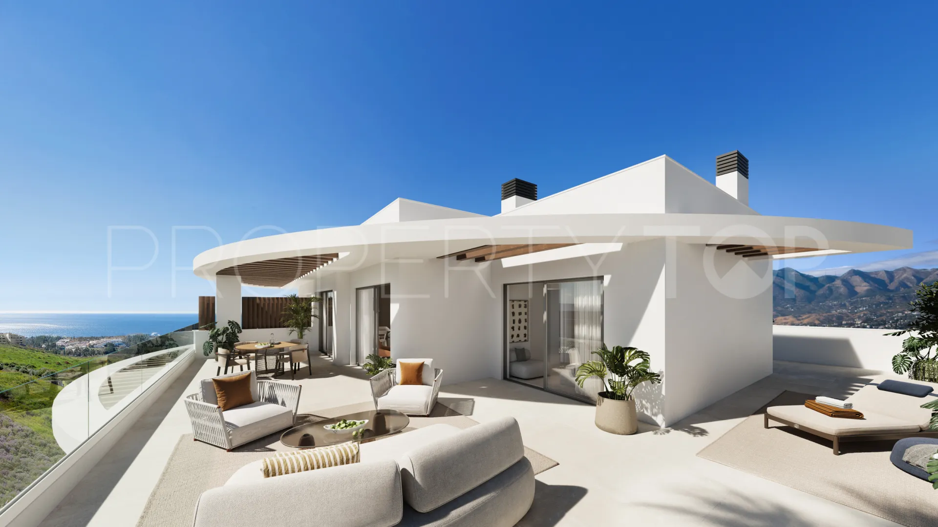 Mijas, Ático con 3 dormitorios en venta