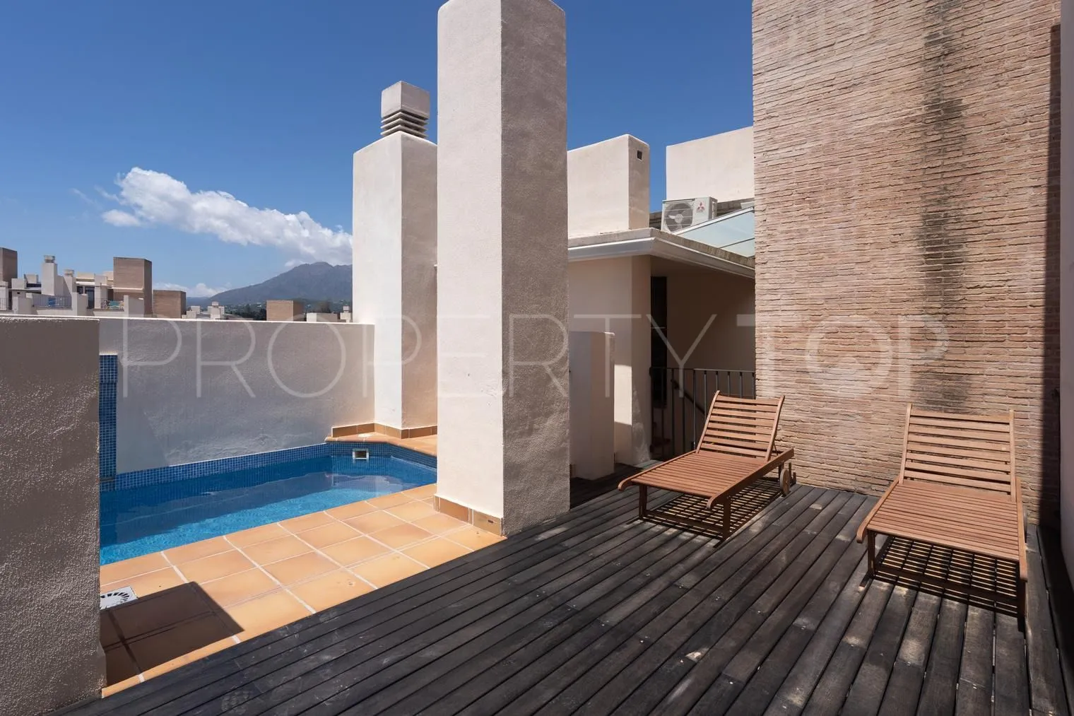 Duplex penthouse for sale in Estepona
