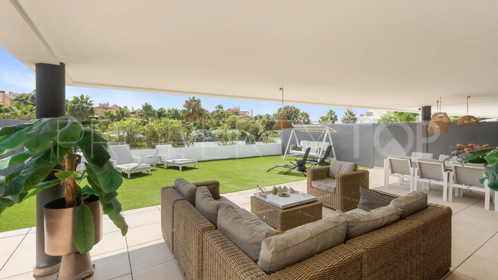 Ground floor apartment for sale in El Campanario Hills with 3 bedrooms