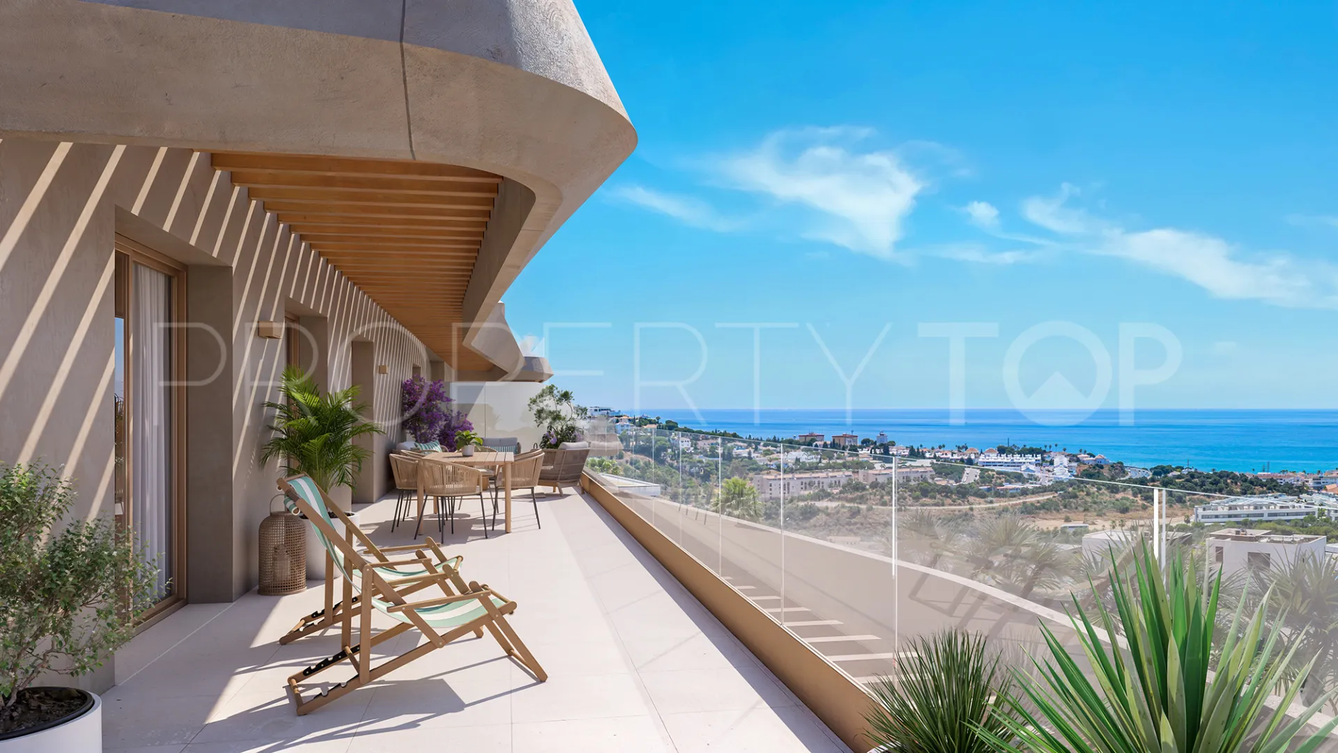 Apartamento en venta en Cala de Mijas con 2 dormitorios