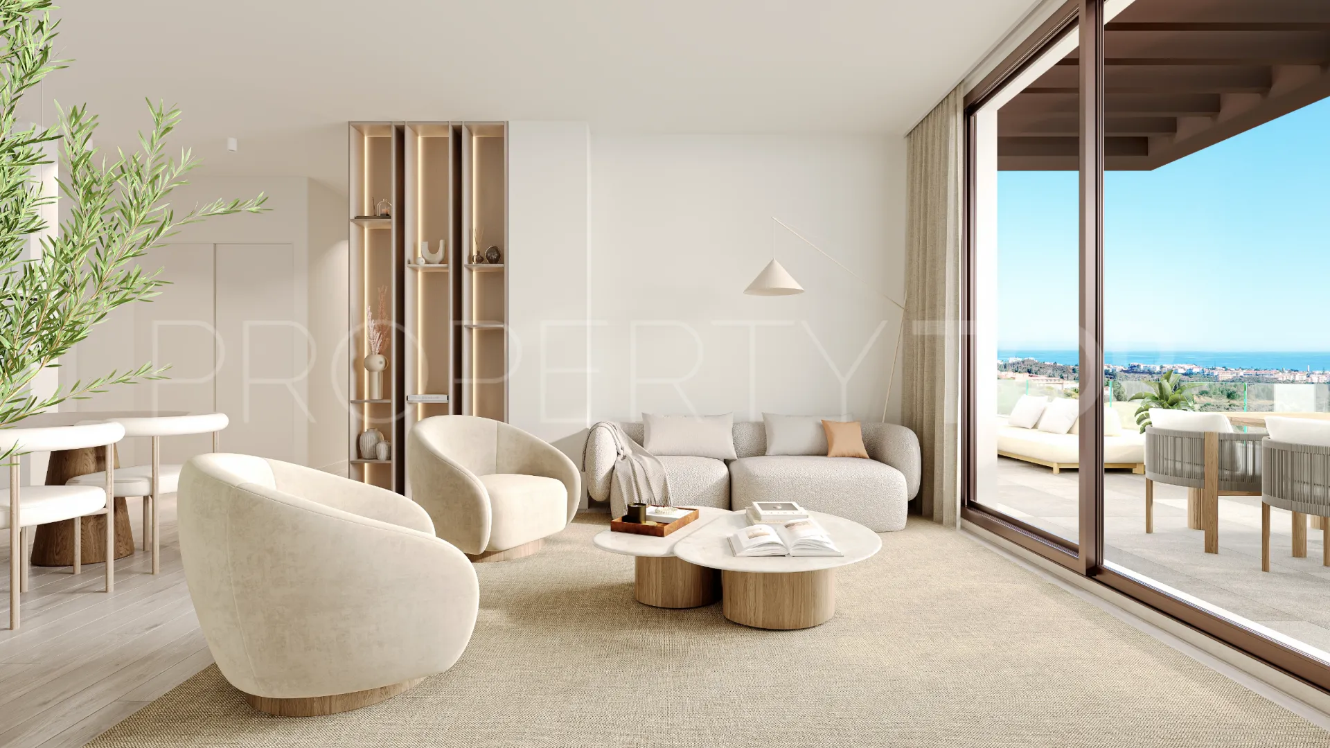Apartamento en venta de 2 dormitorios en Mijas