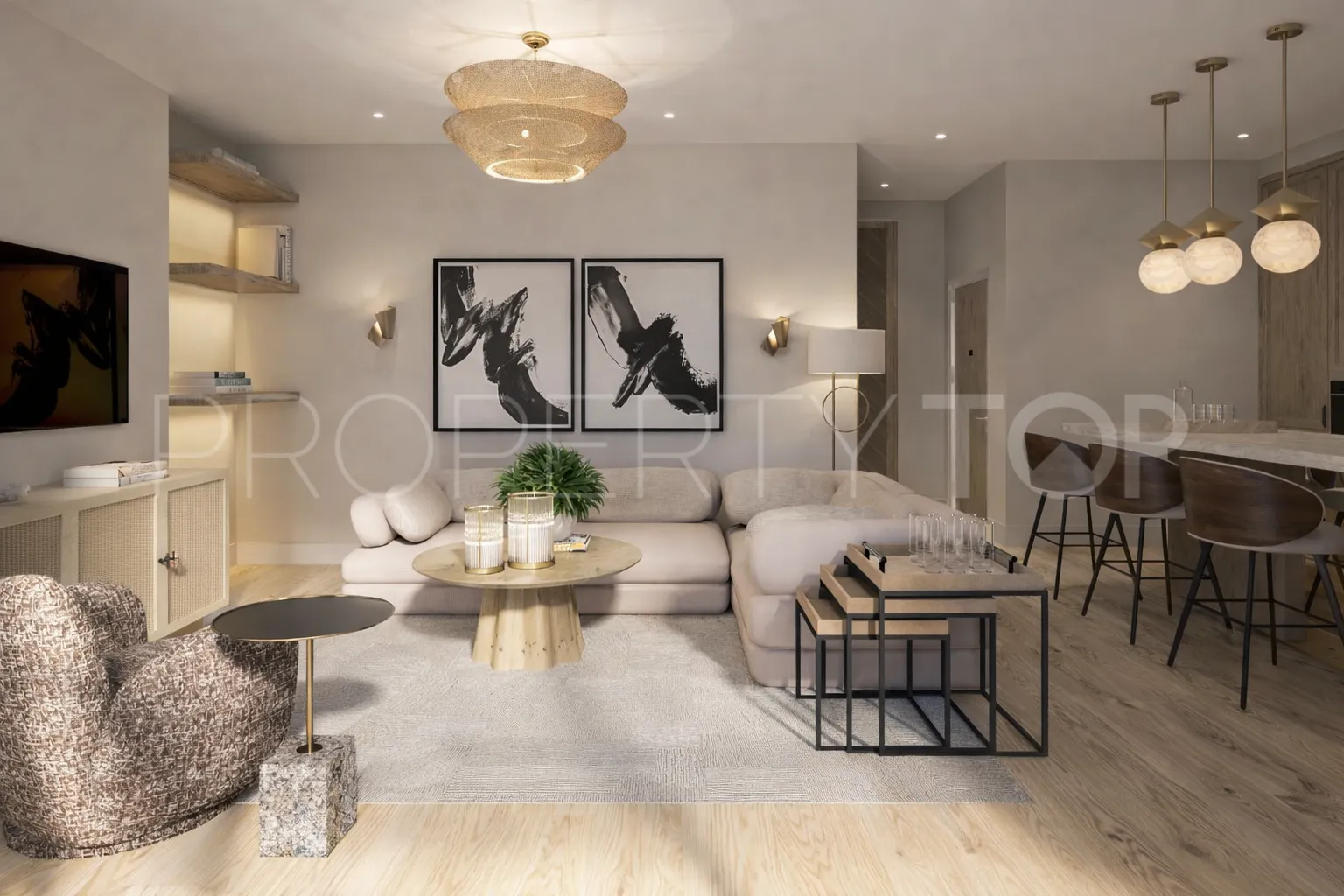 Apartment for sale in Guaro with 3 bedrooms