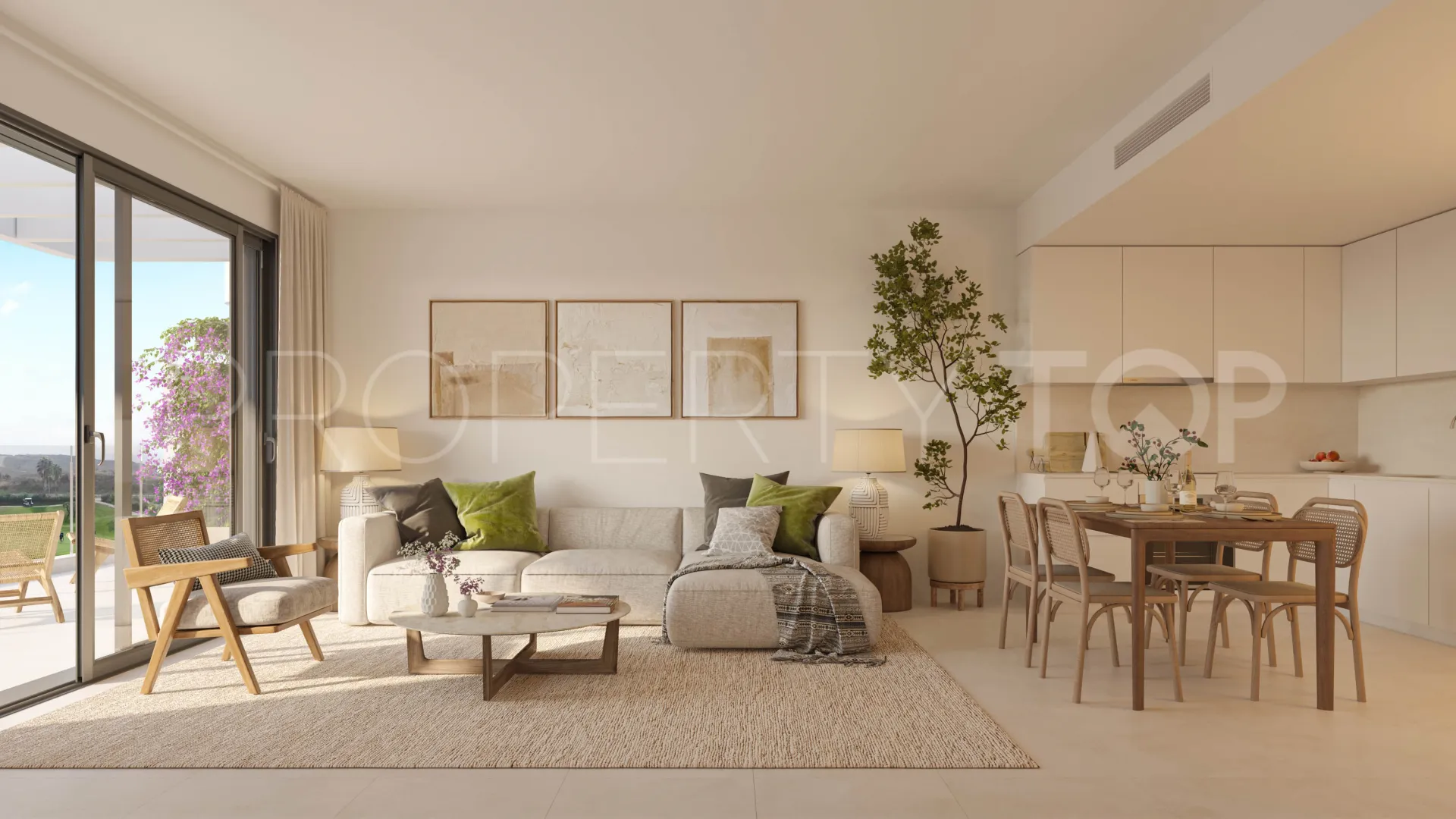 Apartamento planta baja en venta con 3 dormitorios en Mijas Costa