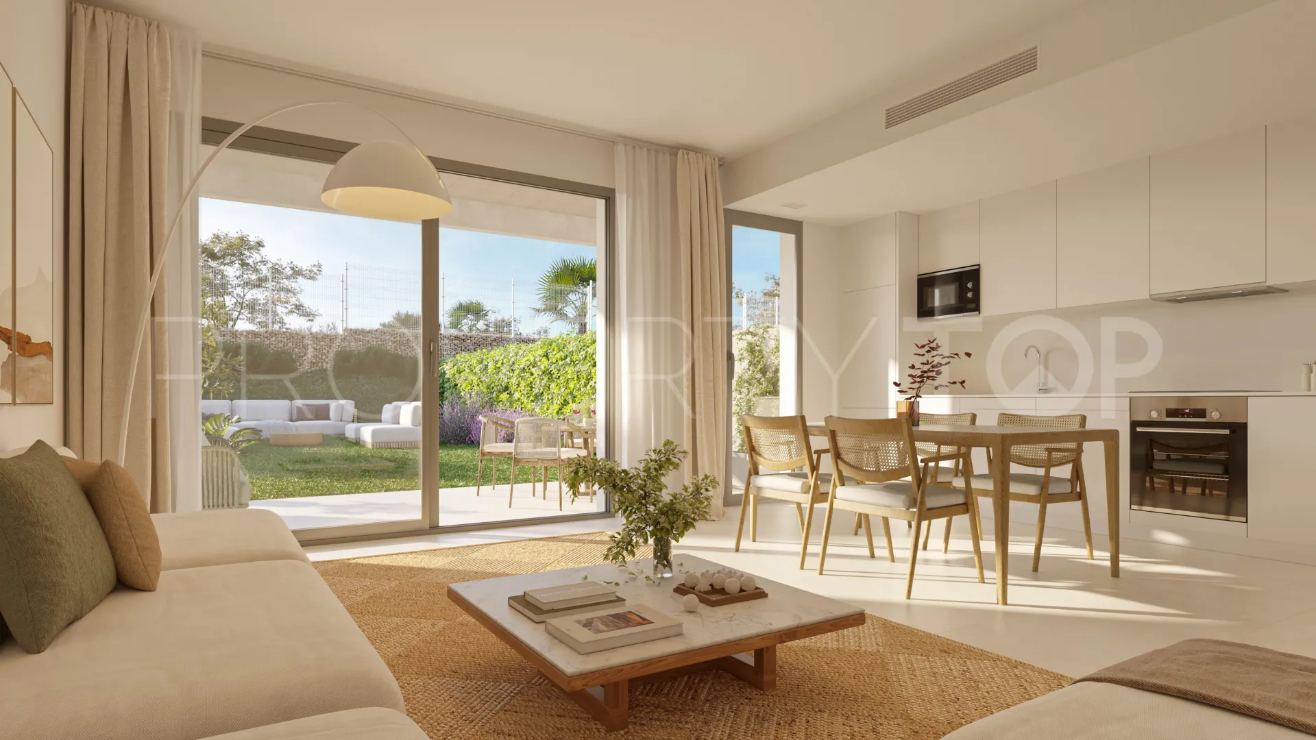 Apartamento planta baja en venta con 3 dormitorios en Mijas Costa
