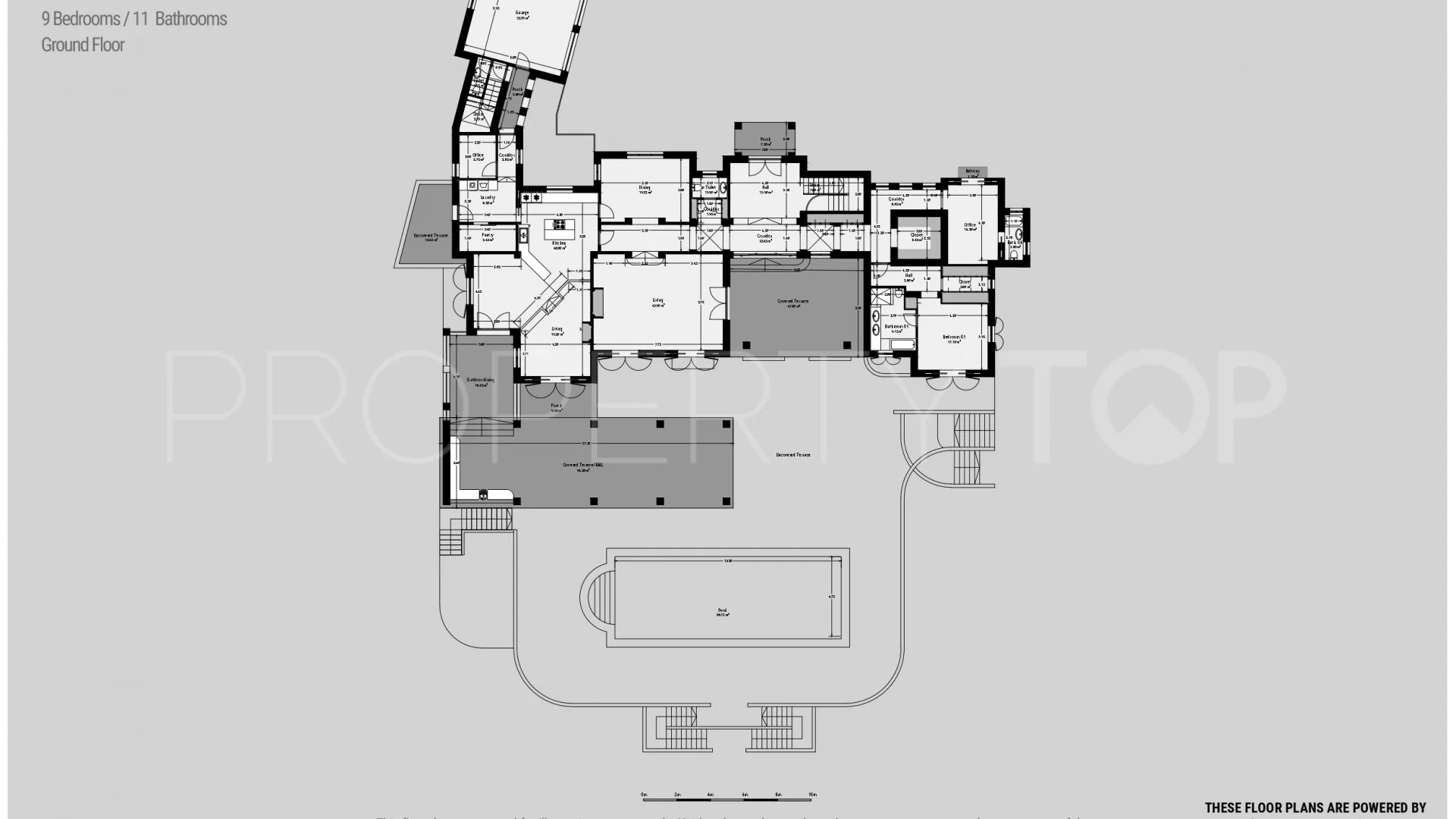 For sale villa with 9 bedrooms in Zona F