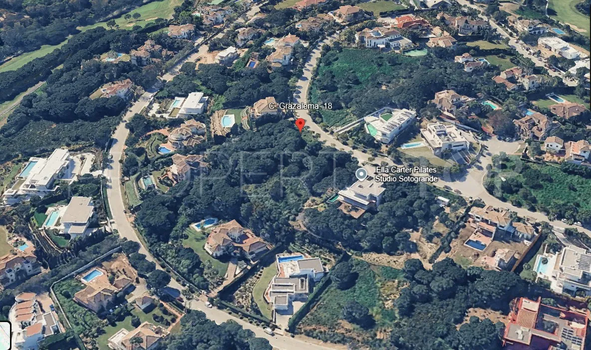 Plot in Sotogrande Alto for sale