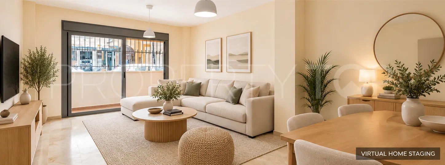 Apartamento planta baja a la venta con 2 dormitorios en San Pedro de Alcantara