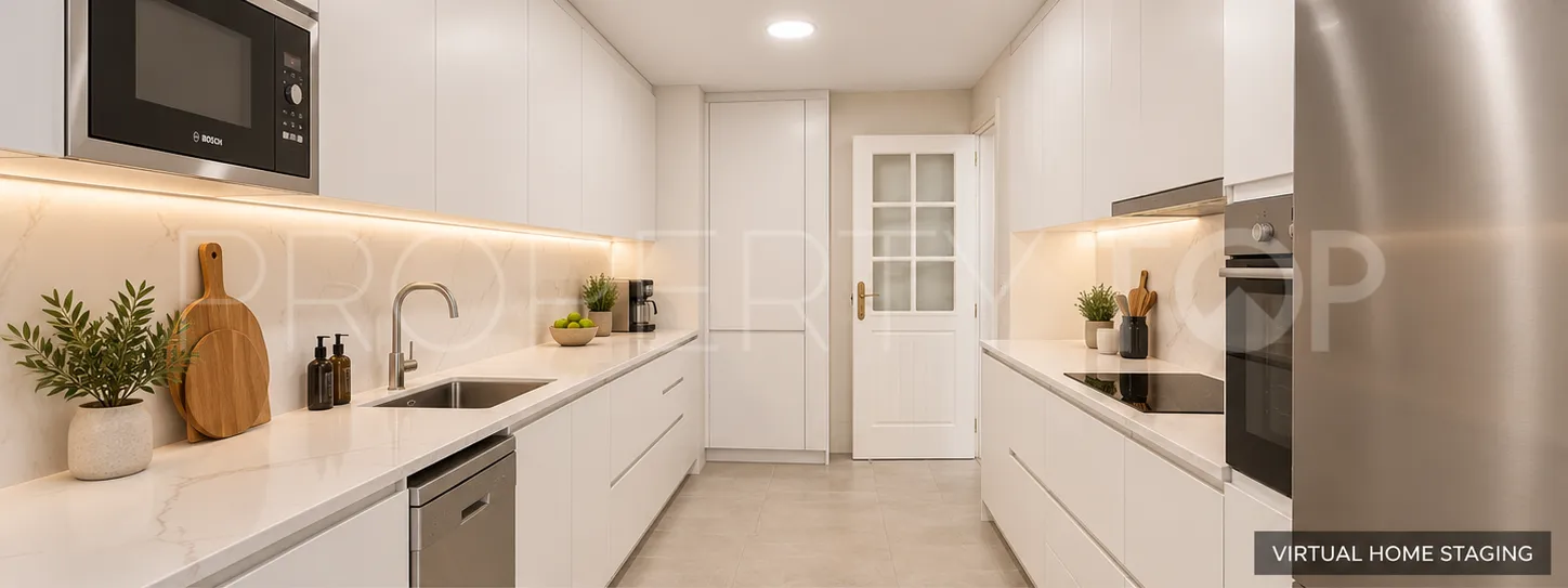 Apartamento planta baja a la venta con 2 dormitorios en San Pedro de Alcantara
