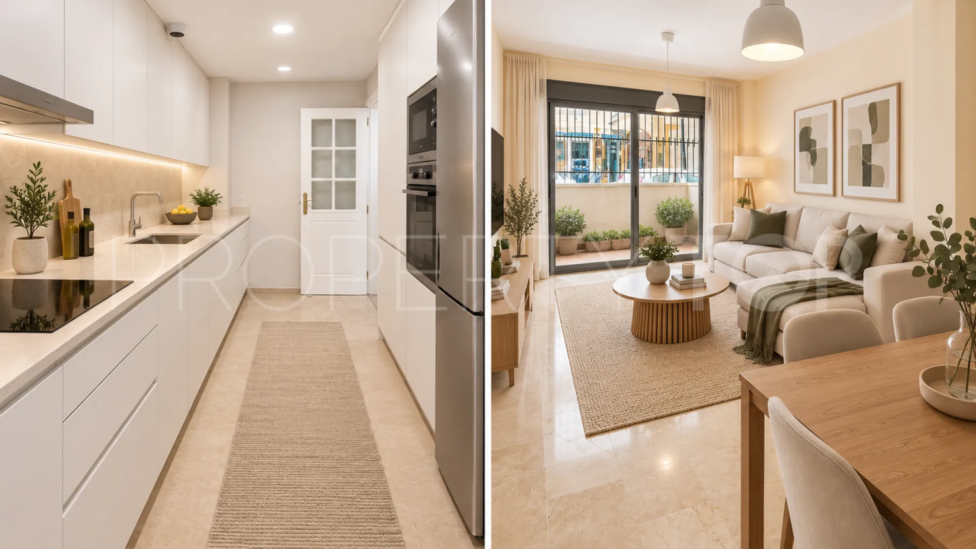 Apartamento planta baja a la venta con 2 dormitorios en San Pedro de Alcantara