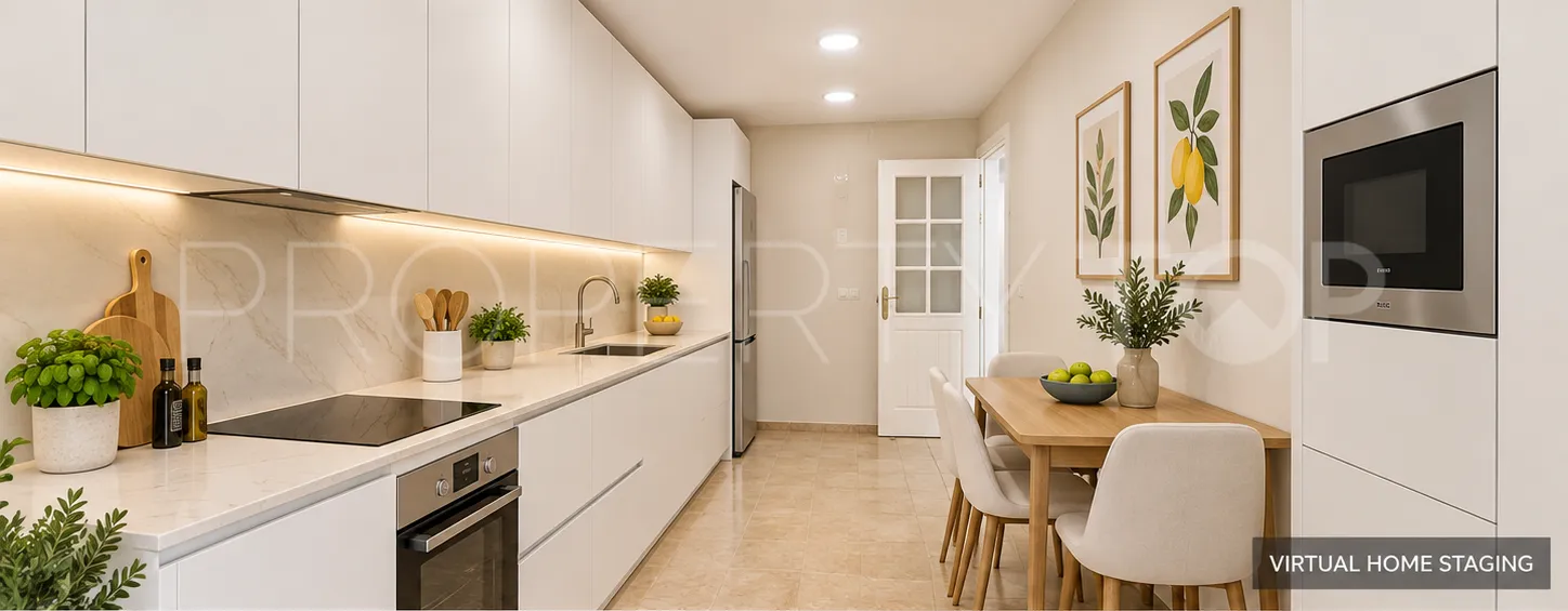 Apartamento planta baja a la venta con 2 dormitorios en San Pedro de Alcantara