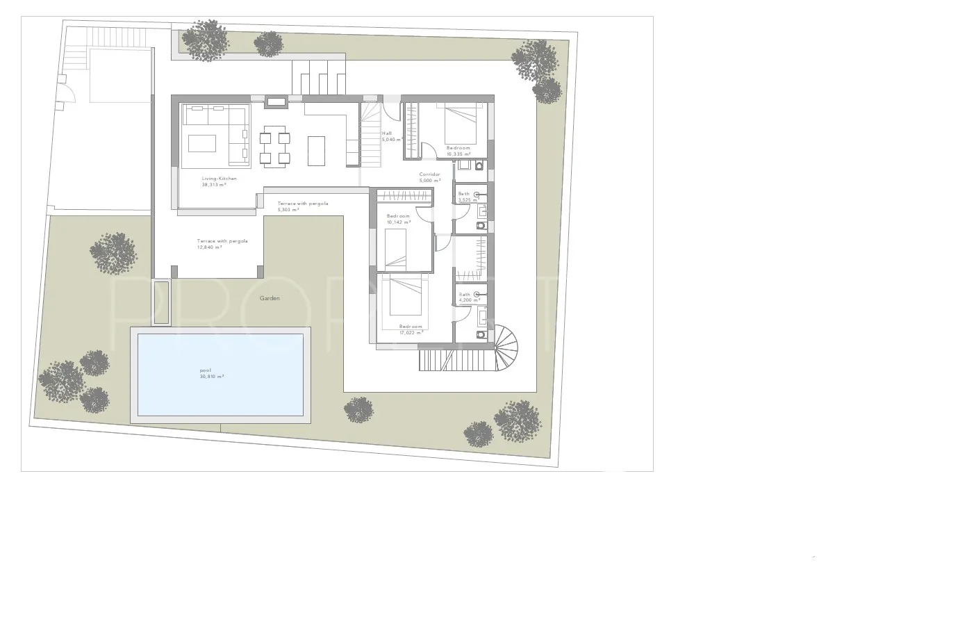 Valle Romano, villa de 3 dormitorios a la venta