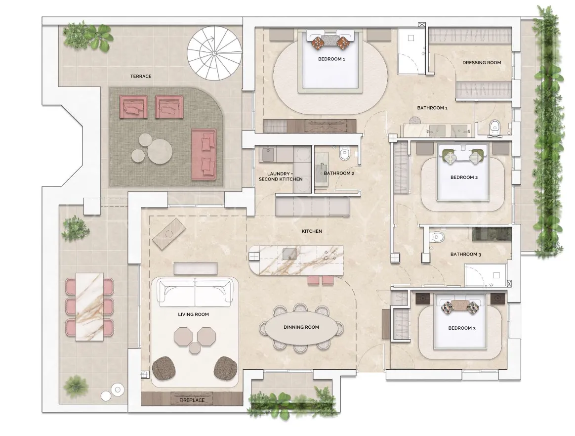 3 bedrooms penthouse in Dominion Beach for sale