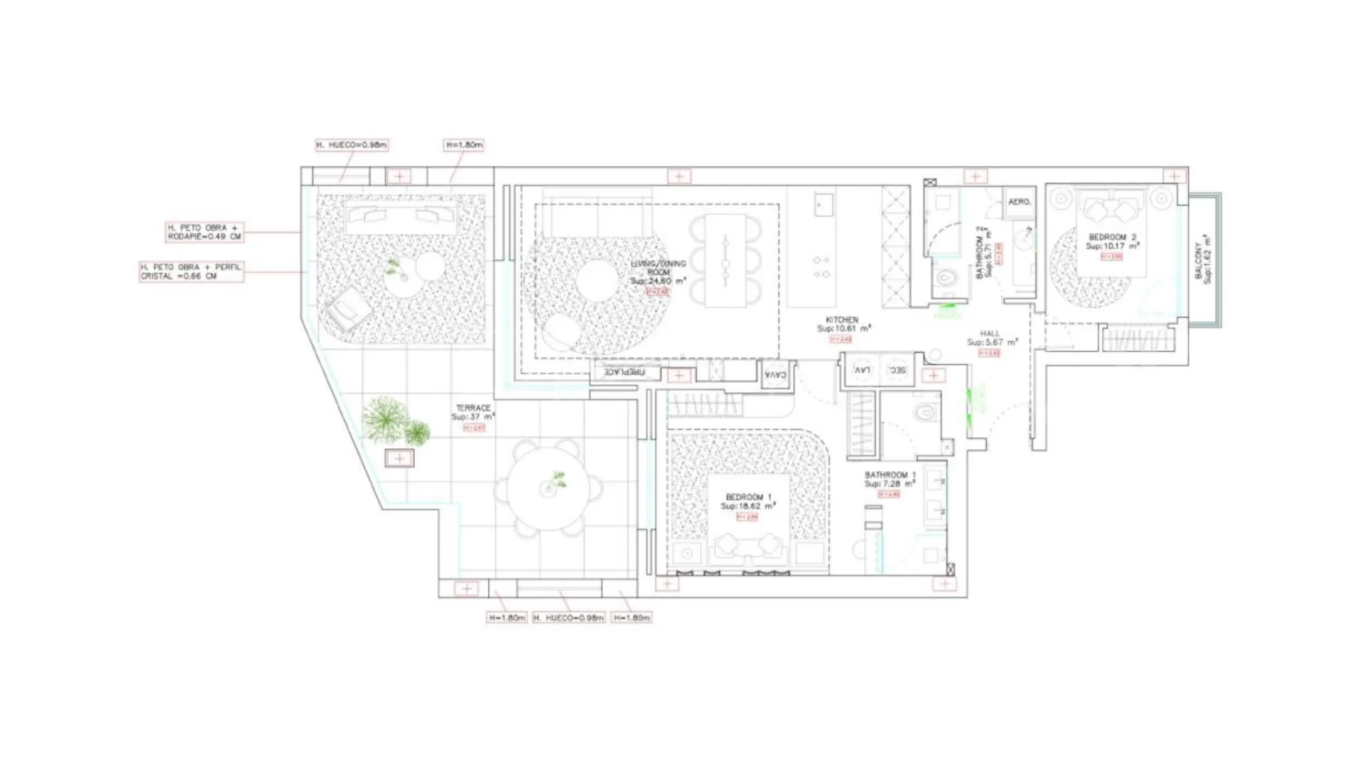 Apartment with 2 bedrooms for sale in Velaya