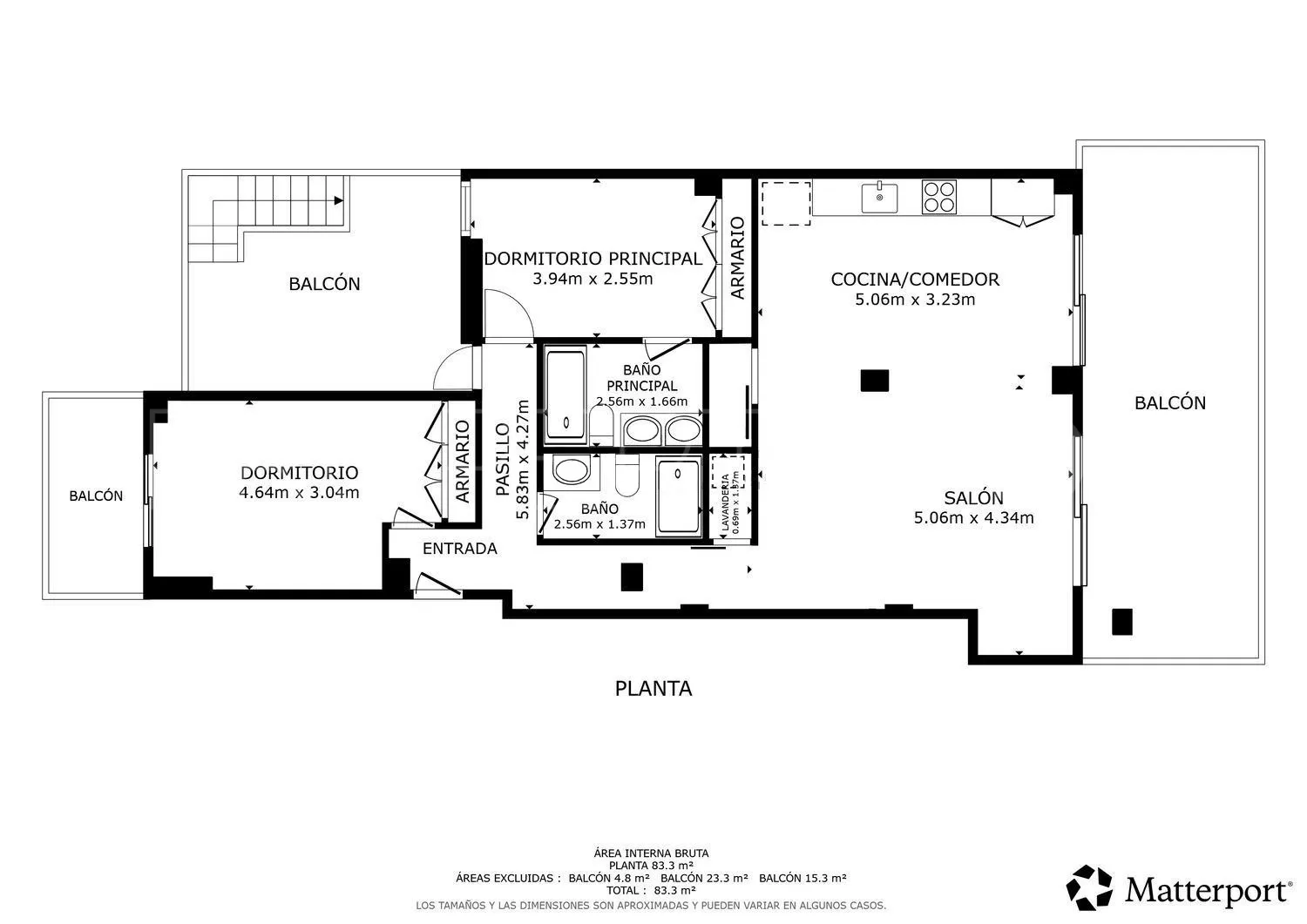 Atico duplex en venta con 2 dormitorios en Costa Galera