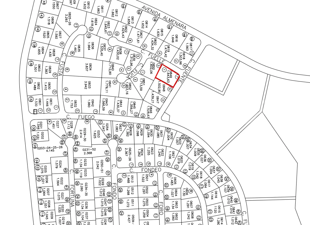 Zona F plot for sale