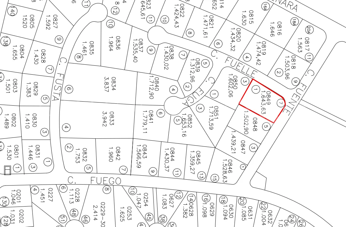 Zona F plot for sale