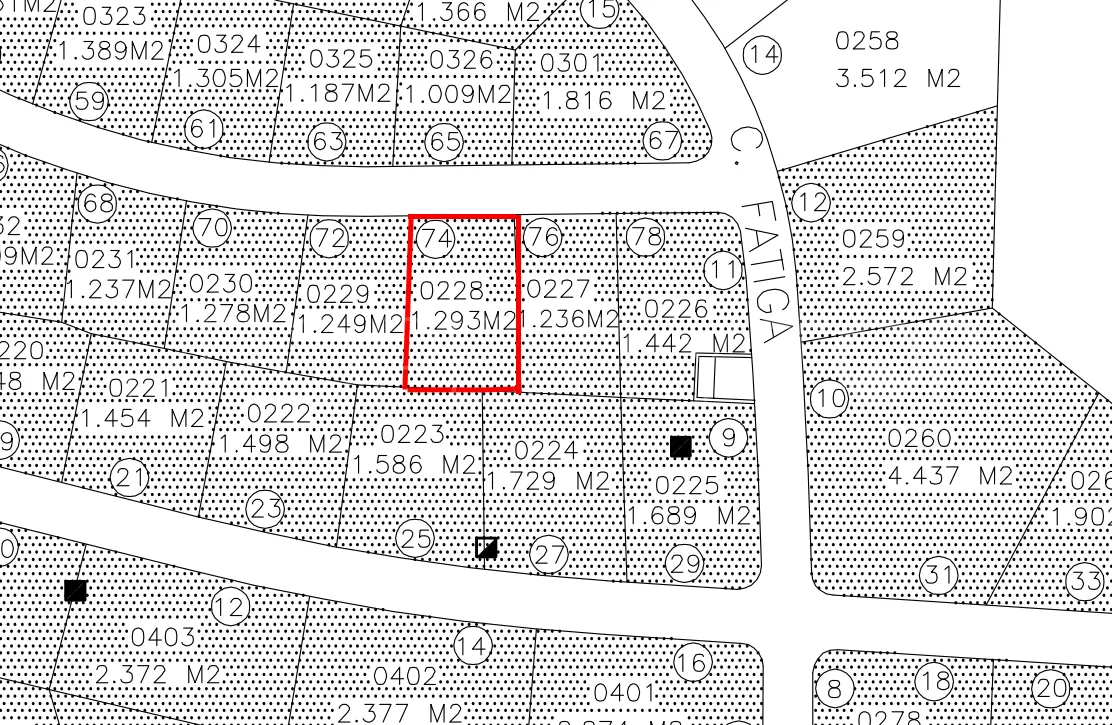 Zona F plot for sale