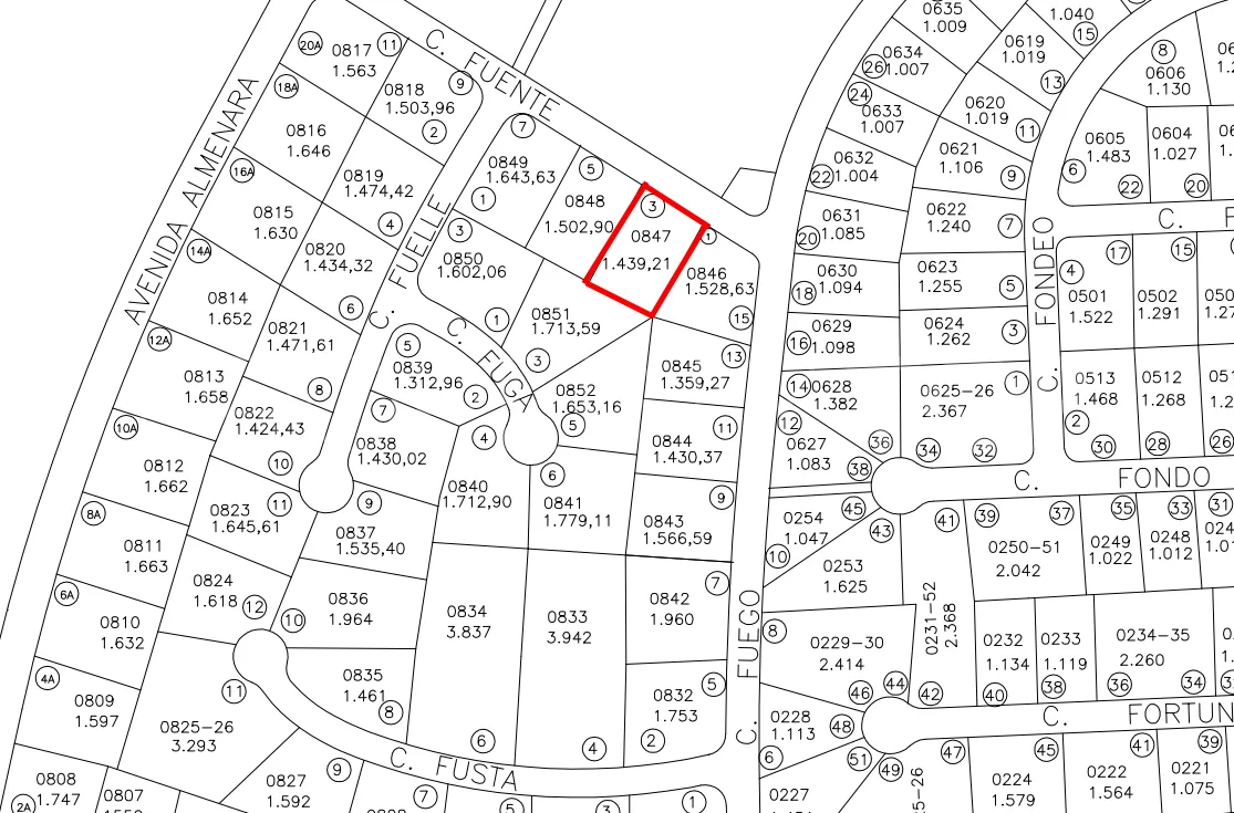 Plot for sale in Zona F
