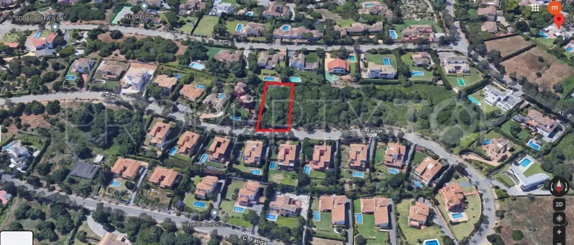 For sale plot in Sotogrande Alto