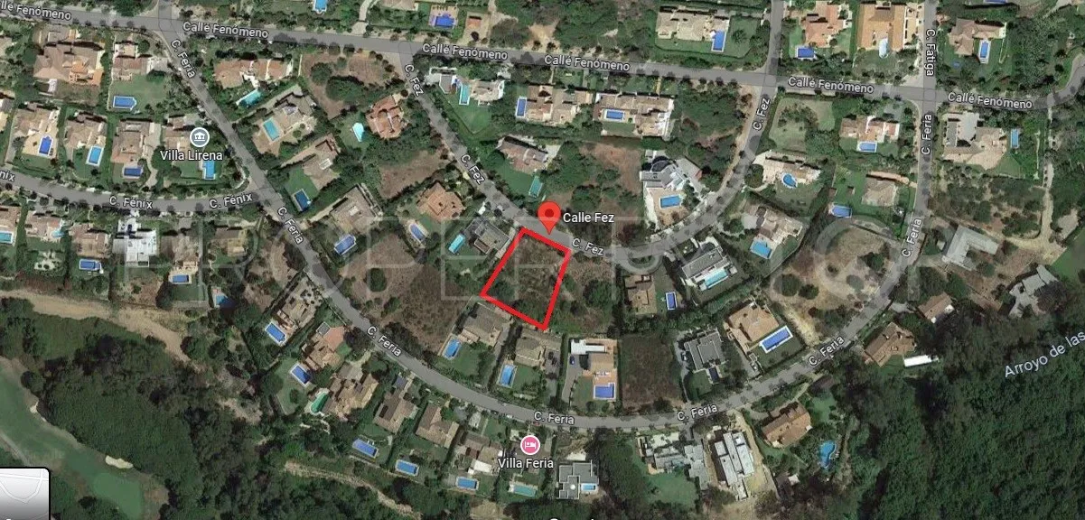 For sale plot in Sotogrande Alto